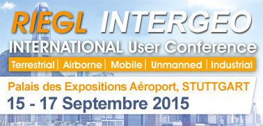 RIEGL INTERGEO Salon International 2015